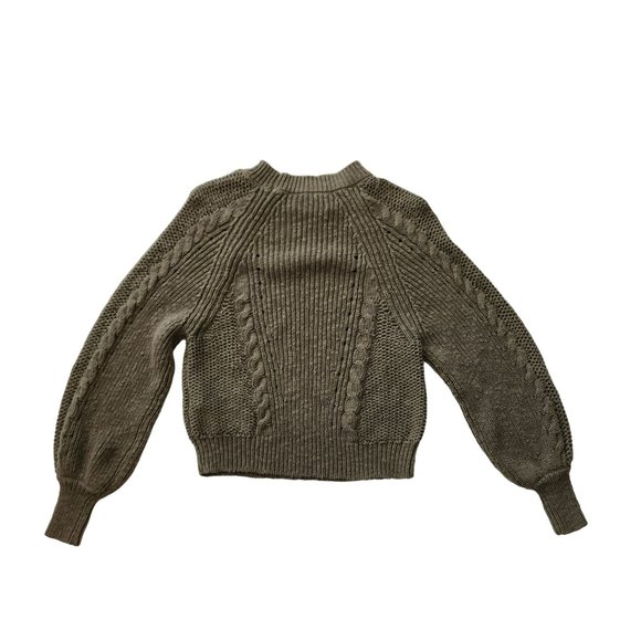 American Eagle Sweater XS Olive Green - Picture 3 of 9
